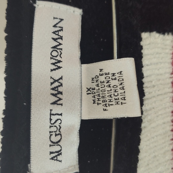 New August Max Woman Sweater Long Sleeve Multicolor Size 1X - Picture 8 of 9